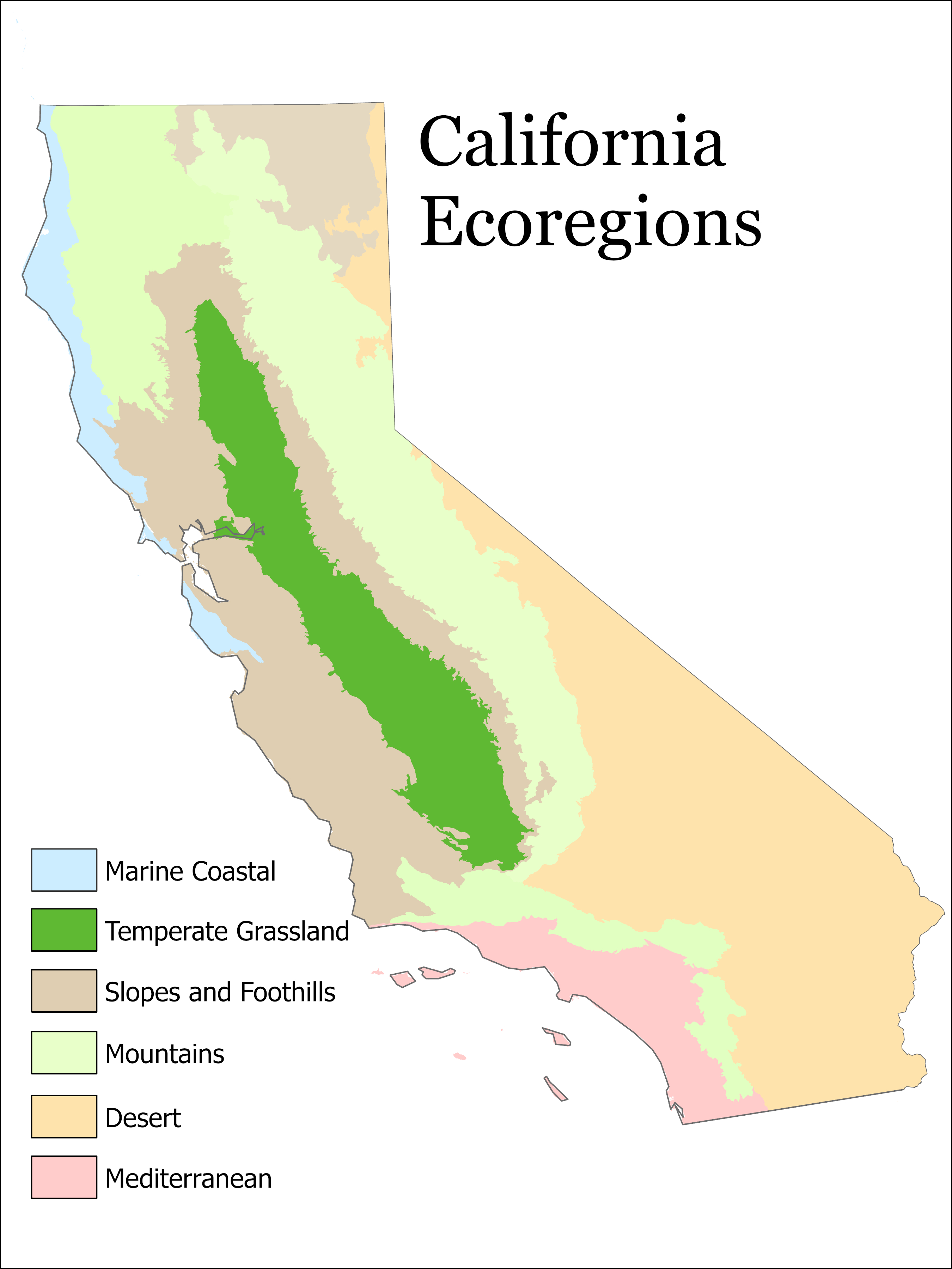 California Ecoregions